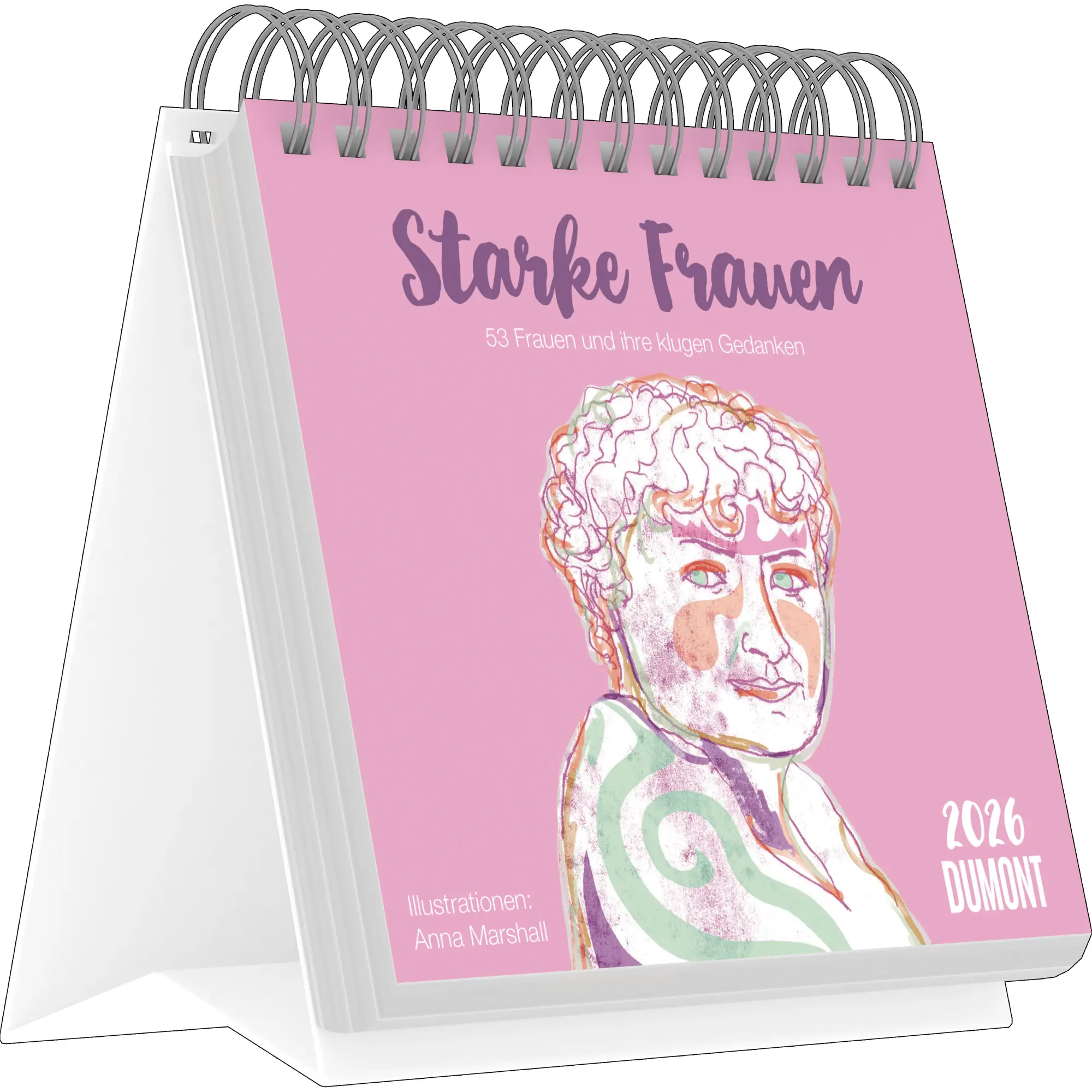 Cover: 4069095008359 | Starke Frauen 2026 - Tischaufstellkalender mit 53 Motiven und...
