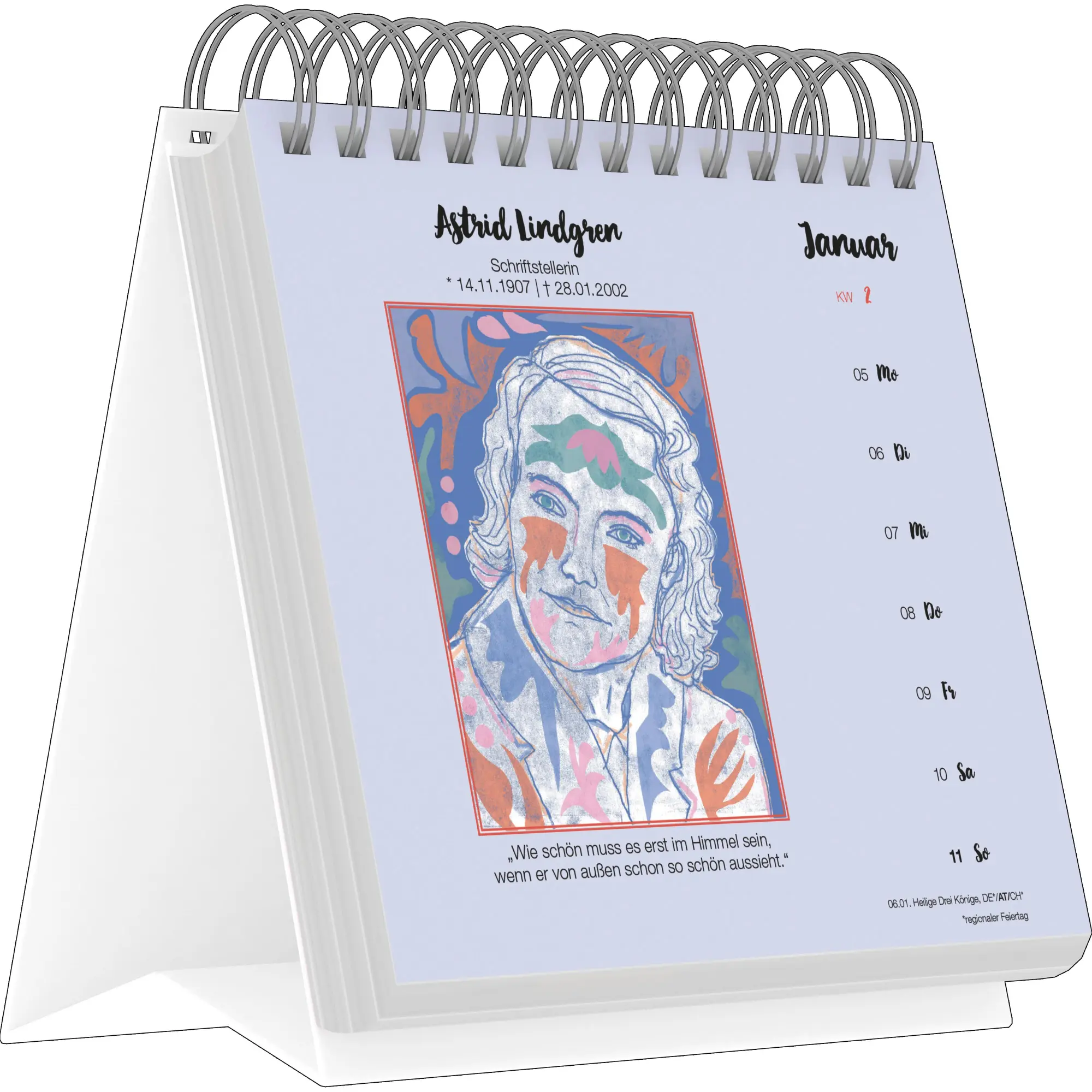 Bild: 4069095008359 | Starke Frauen 2026 - Tischaufstellkalender mit 53 Motiven und...