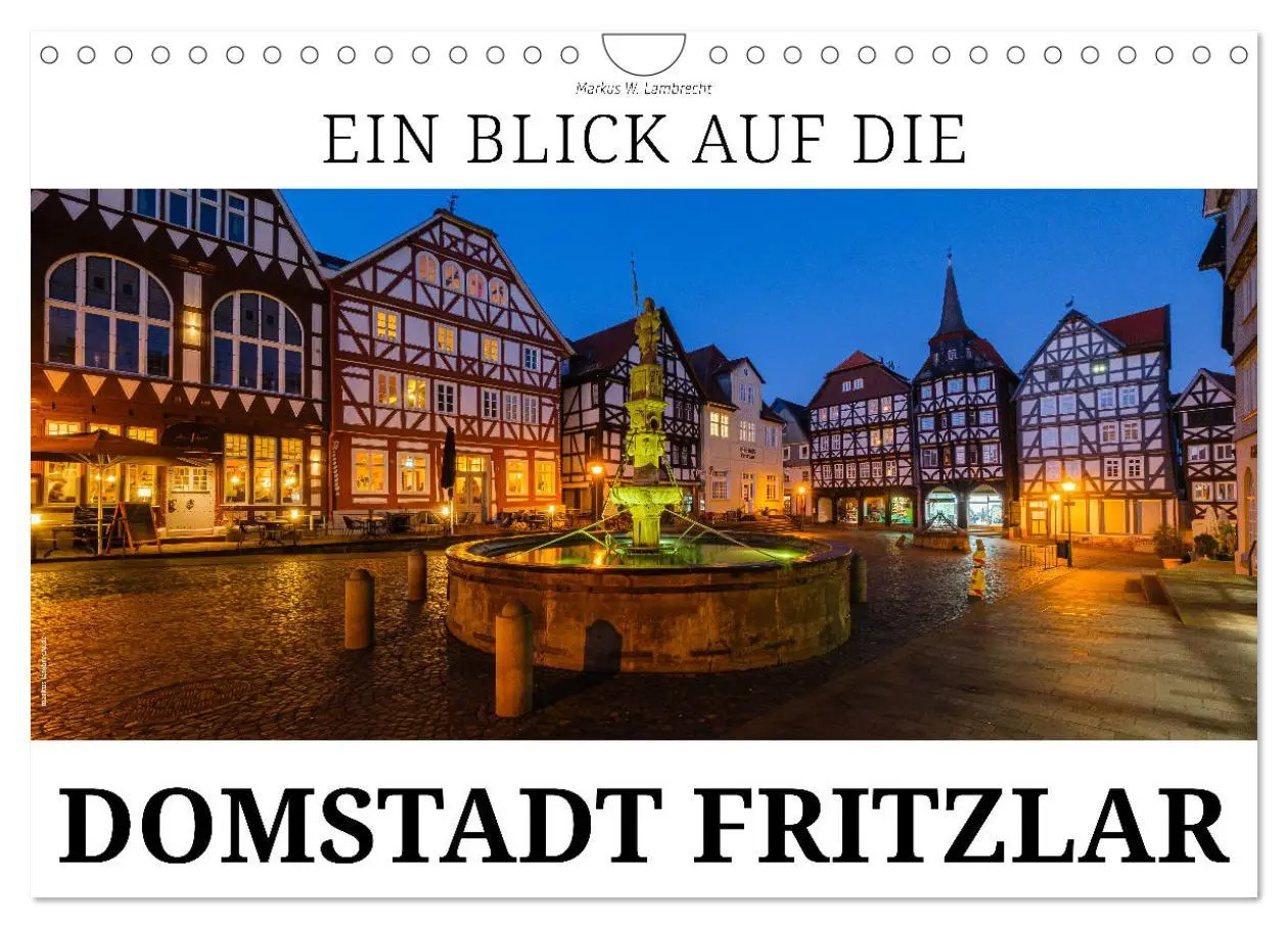 Cover: 9783516088359 | Ein Blick auf Fritzlar (Wandkalender 2026 DIN A4 quer), CALVENDO...