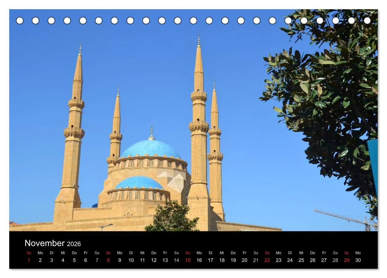 Bild: 9783516158359 | LIBANON 2026 (Tischkalender 2026 DIN A5 quer), CALVENDO Monatskalender