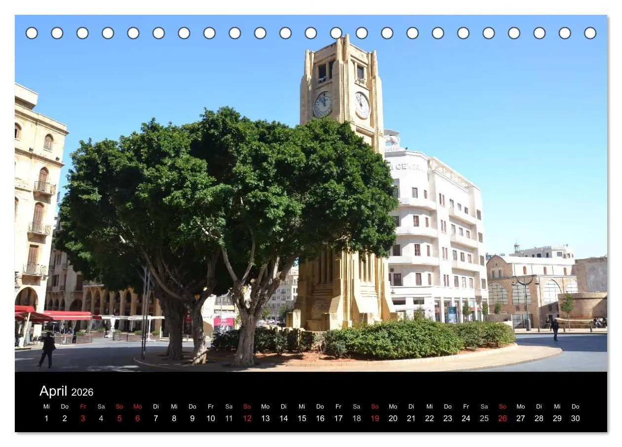 Bild: 9783516158359 | LIBANON 2026 (Tischkalender 2026 DIN A5 quer), CALVENDO Monatskalender