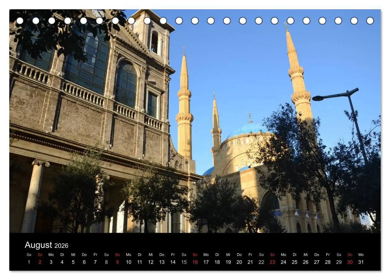 Bild: 9783516158359 | LIBANON 2026 (Tischkalender 2026 DIN A5 quer), CALVENDO Monatskalender