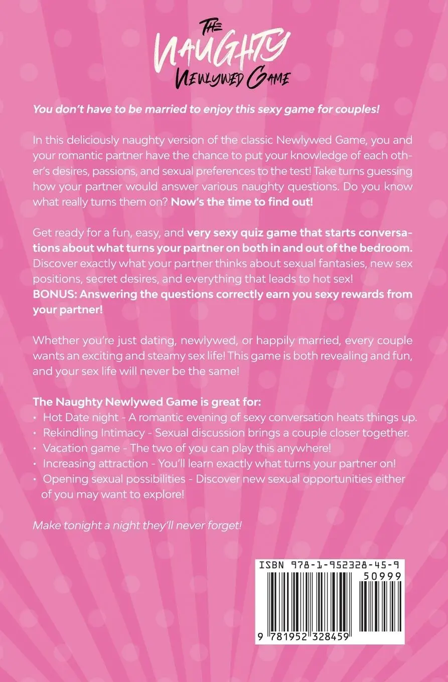 Rückseite: 9781952328459 | The Naughty Newlywed Game | A Sexy Game of Questions for Couples