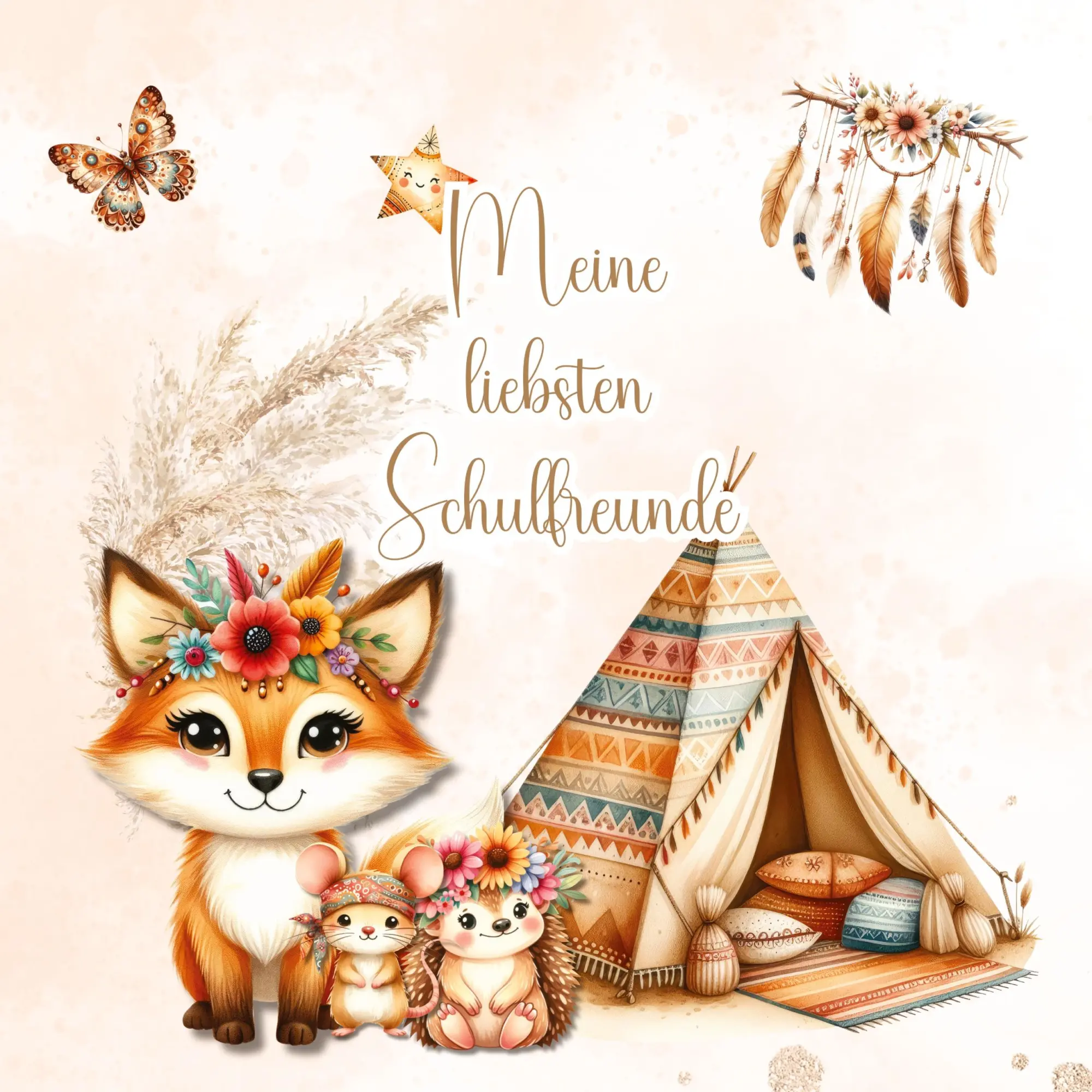 Cover: 9783384318459 | Meine liebsten Schulfreunde - Ein Freundebuch zum Ausfüllen &amp;...