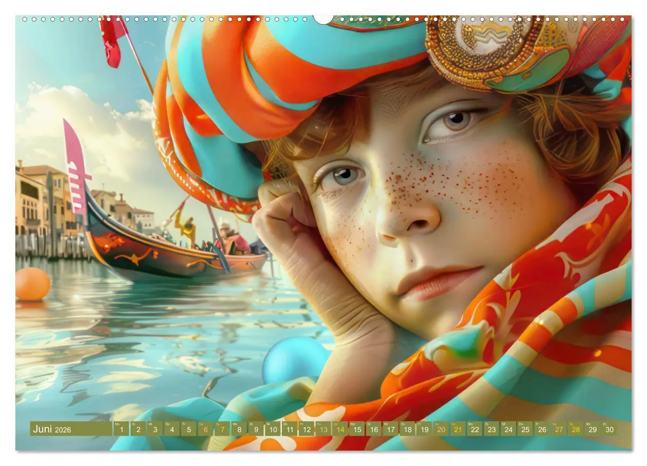 Bild: 9783457368459 | Theatralische surreale Szenen im venezianischen Stil (hochwertiger...