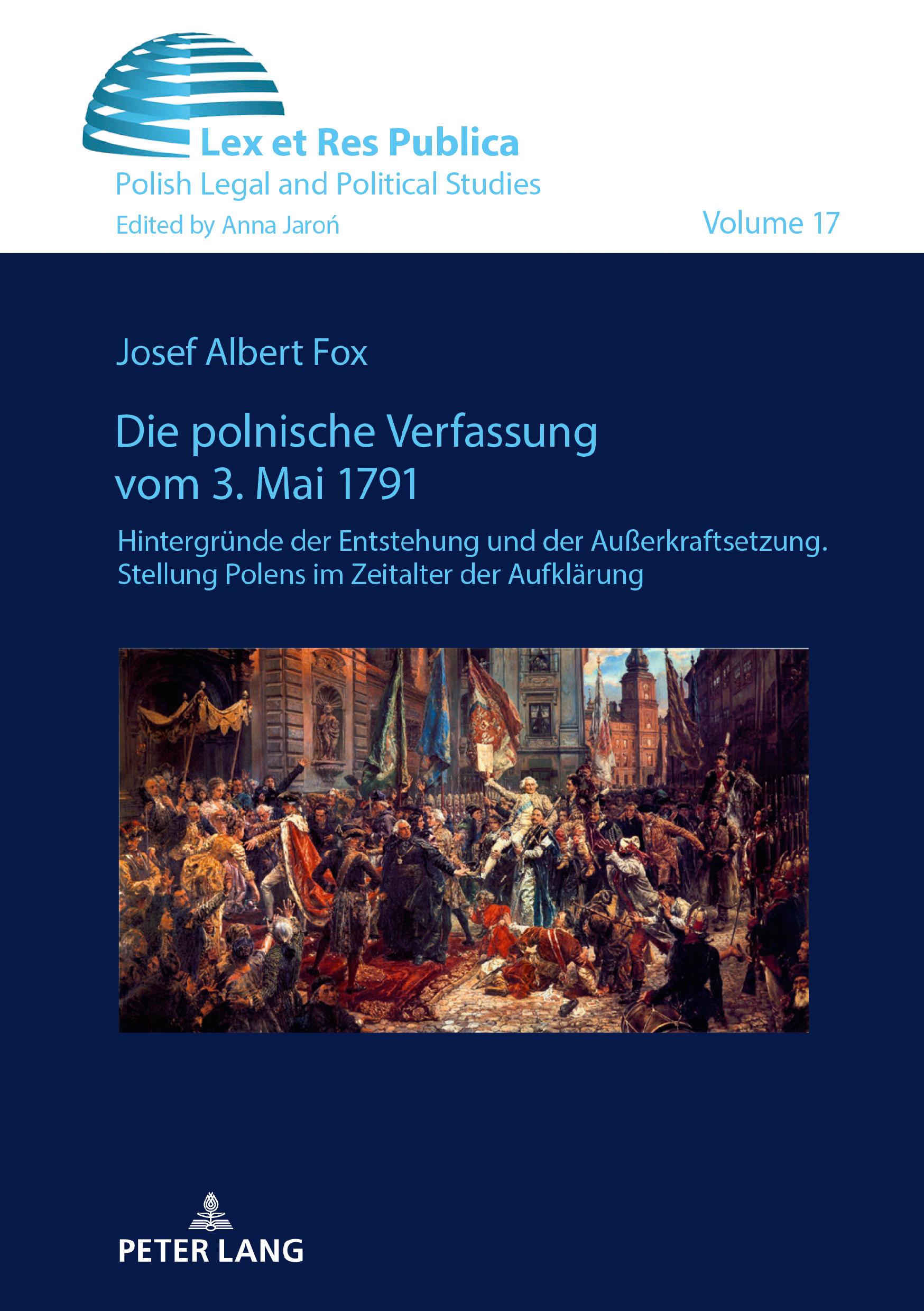 Cover: 9783631678459 | Die polnische Verfassung vom 3. Mai 1791 | Josef Fox | Buch | 242 S.