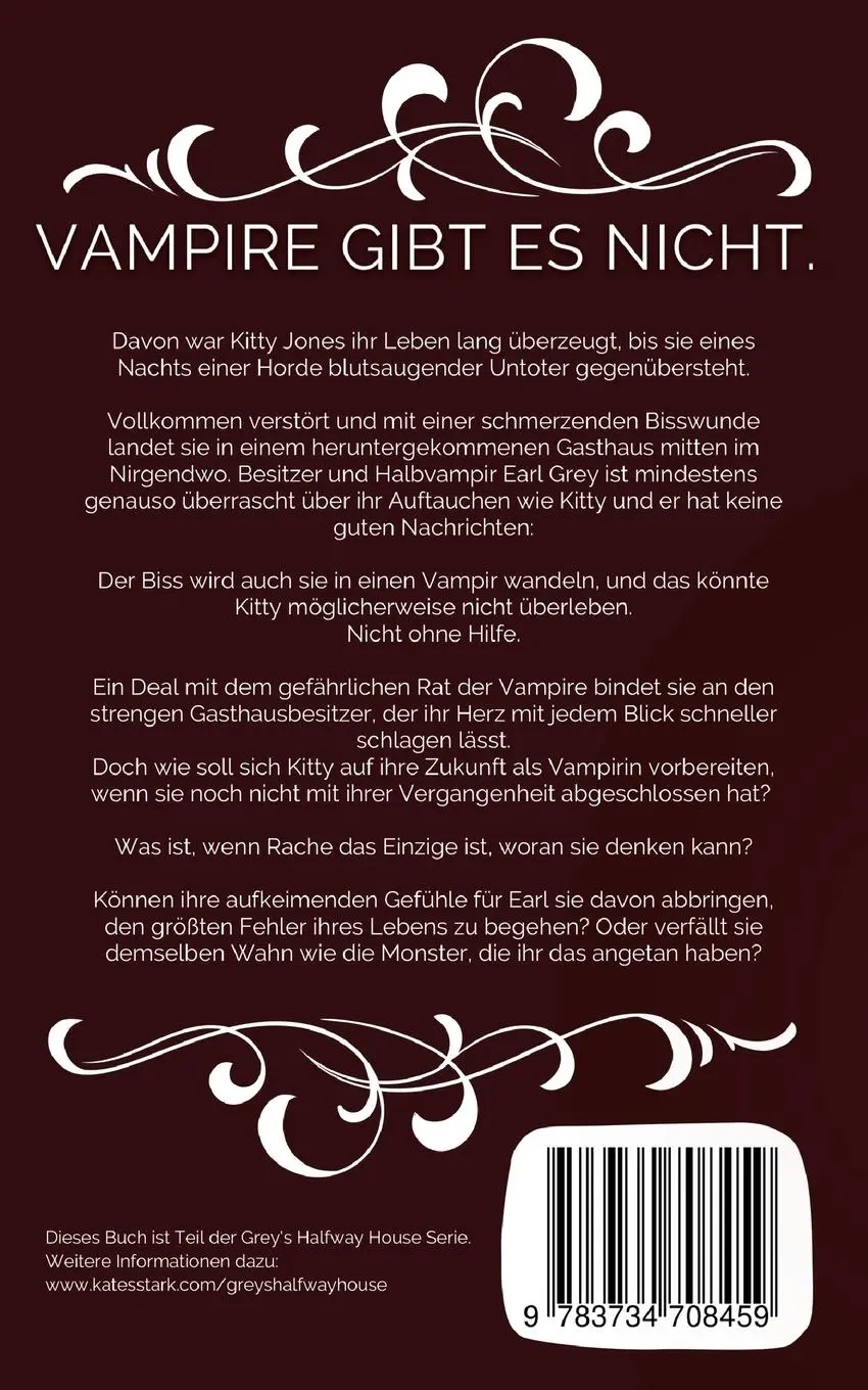 Rückseite: 9783734708459 | Schülerin des Vampirs | Ein paranormaler Liebesroman | Kate S. Stark