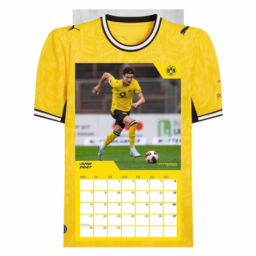 Bild: 9783756418459 | BVB Trikotkalender 2027 | Heye | Kalender | Bundesliga Kalender Heye
