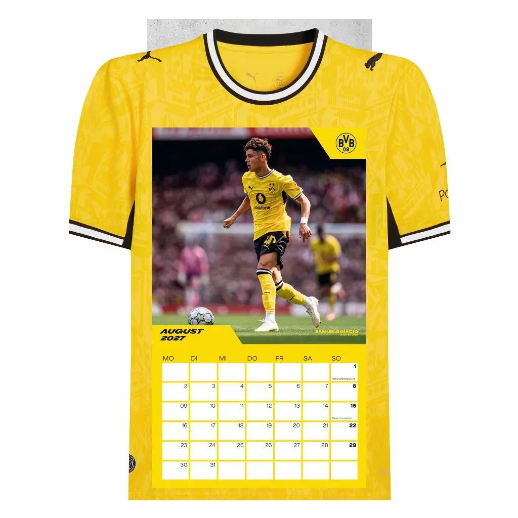 Bild: 9783756418459 | BVB Trikotkalender 2027 | Heye | Kalender | Bundesliga Kalender Heye