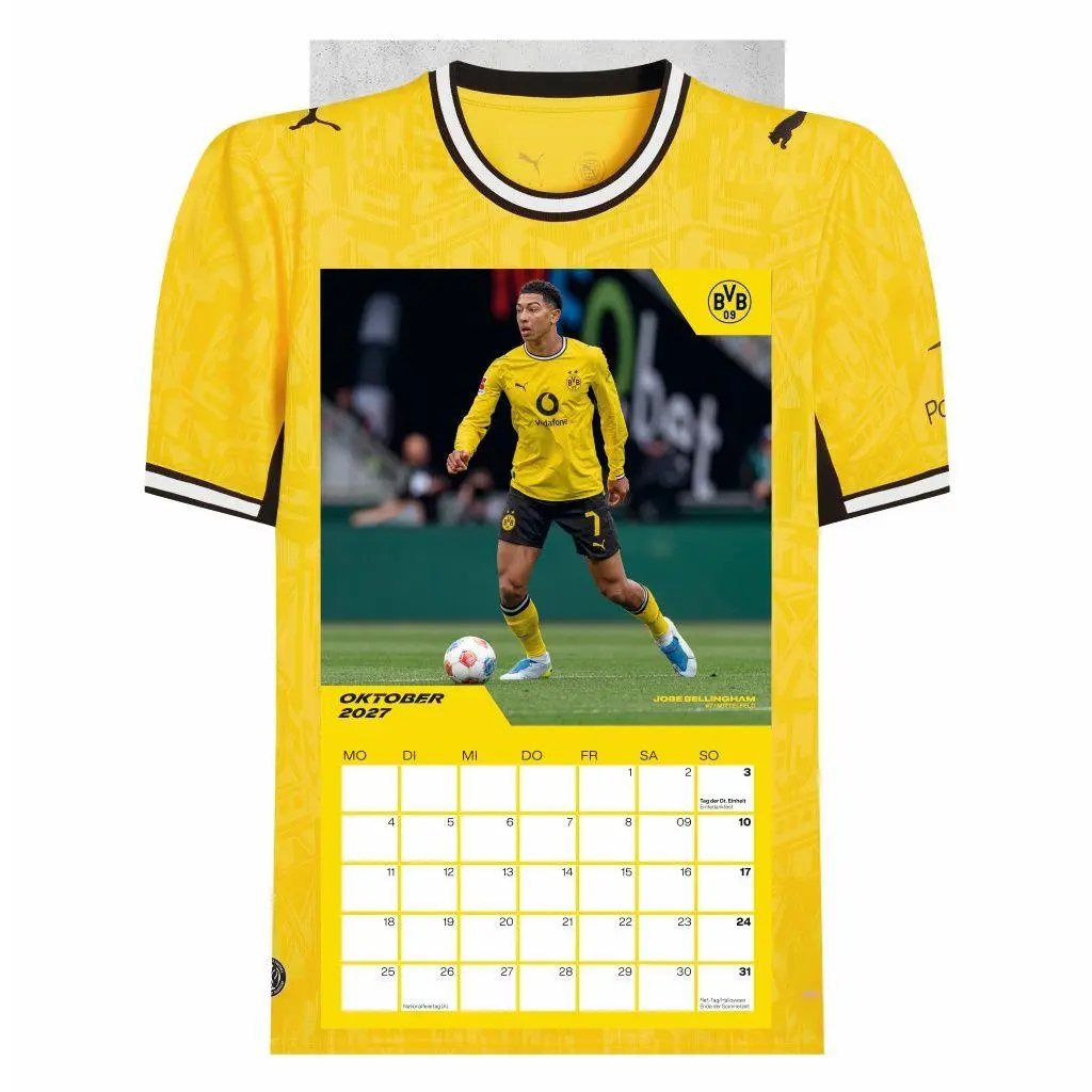Bild: 9783756418459 | BVB Trikotkalender 2027 | Heye | Kalender | Bundesliga Kalender Heye