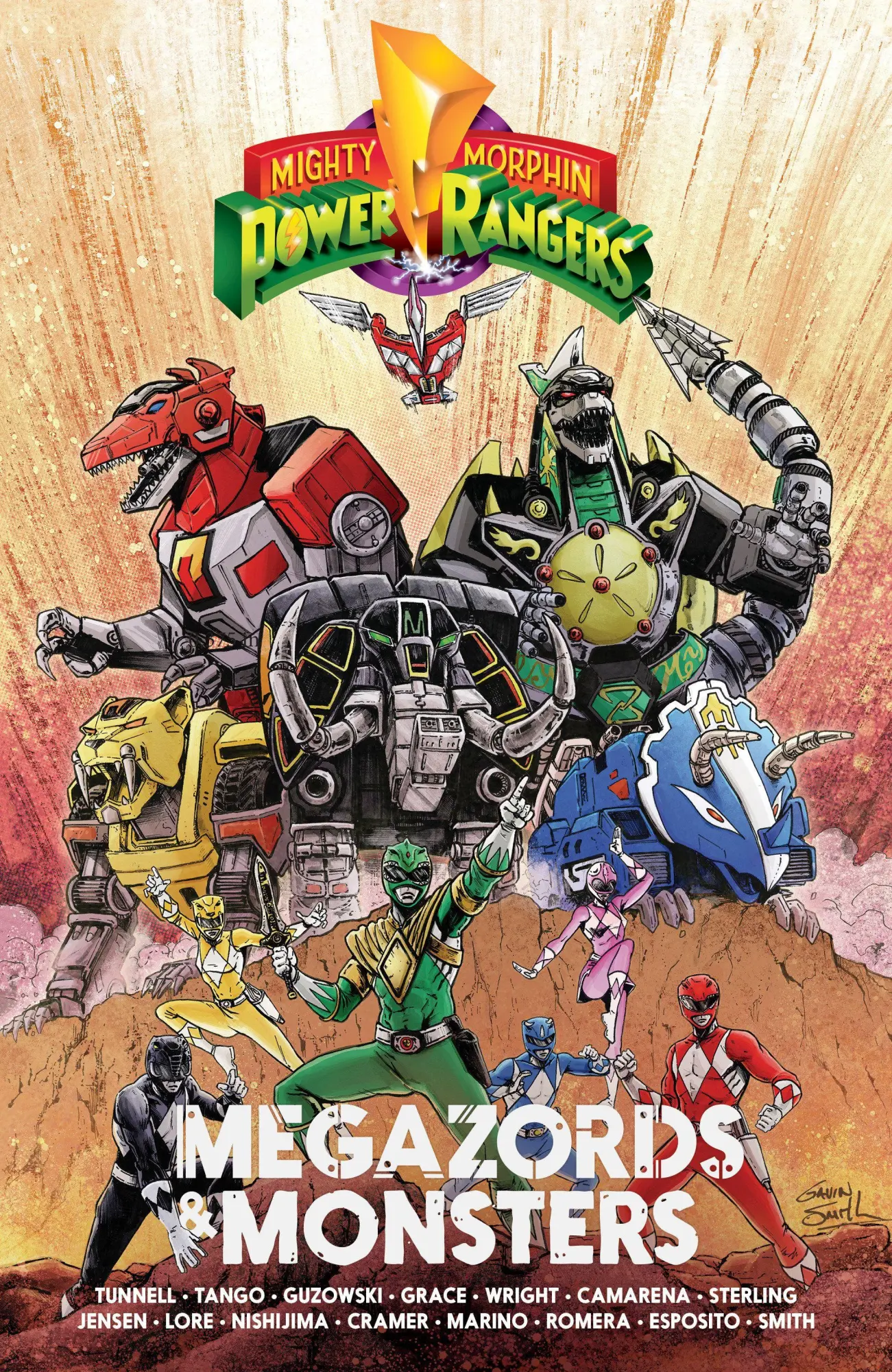 Cover: 9798892158459 | Mighty Morphin Power Rangers | Megazords and Monsters | Zoe Tunnell