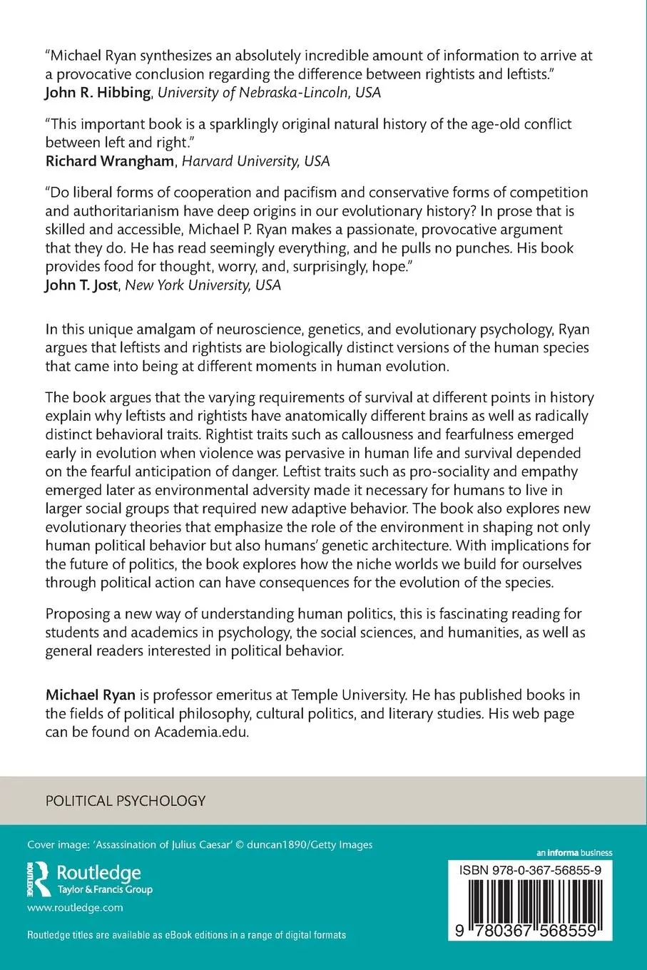 Rückseite: 9780367568559 | The Genetics of Political Behavior | Michael Ryan | Taschenbuch | 2020