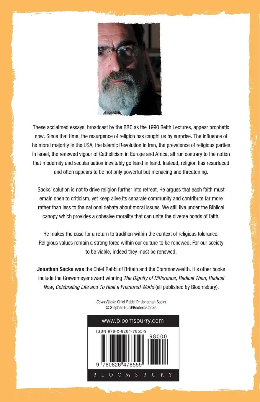 Rückseite: 9780826478559 | The Persistence of Faith | Jonathan Sacks | Taschenbuch | Englisch
