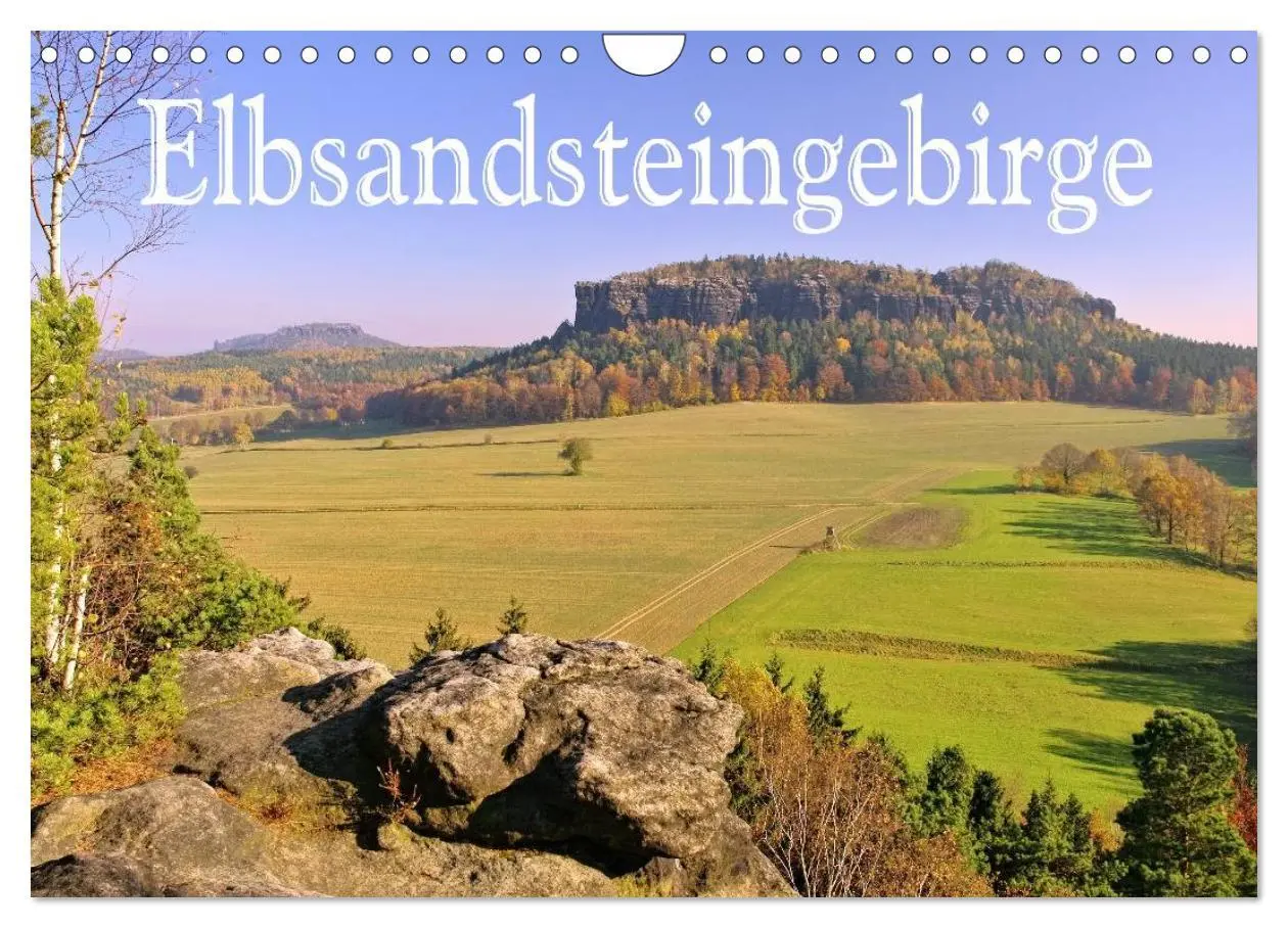 Cover: 9783516138559 | Elbsandsteingebirge (Wandkalender 2026 DIN A4 quer), CALVENDO...