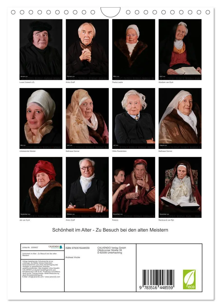 Bild: 9783516448559 | Schönheit im Alter - Zu Besuch bei den alten Meistern (Wandkalender...