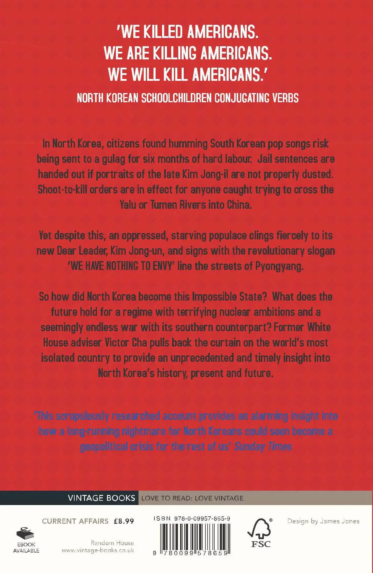 Rückseite: 9780099578659 | The Impossible State | North Korea, Past and Future | Victor Cha