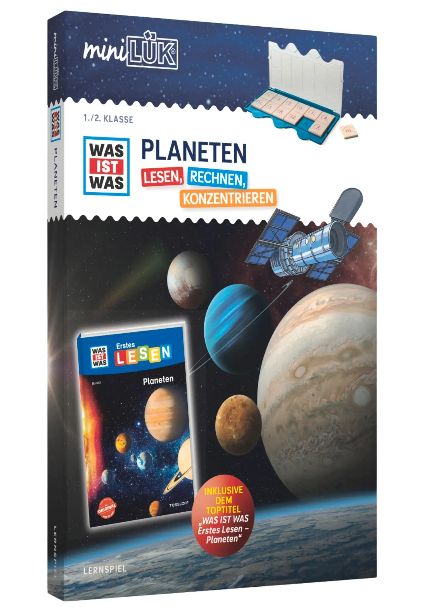 Cover: 9783072448659 | miniLÜK-Set. Deutsch 1./2. Klasse: WAS PLANETEN - Lesen, Rechnen,...