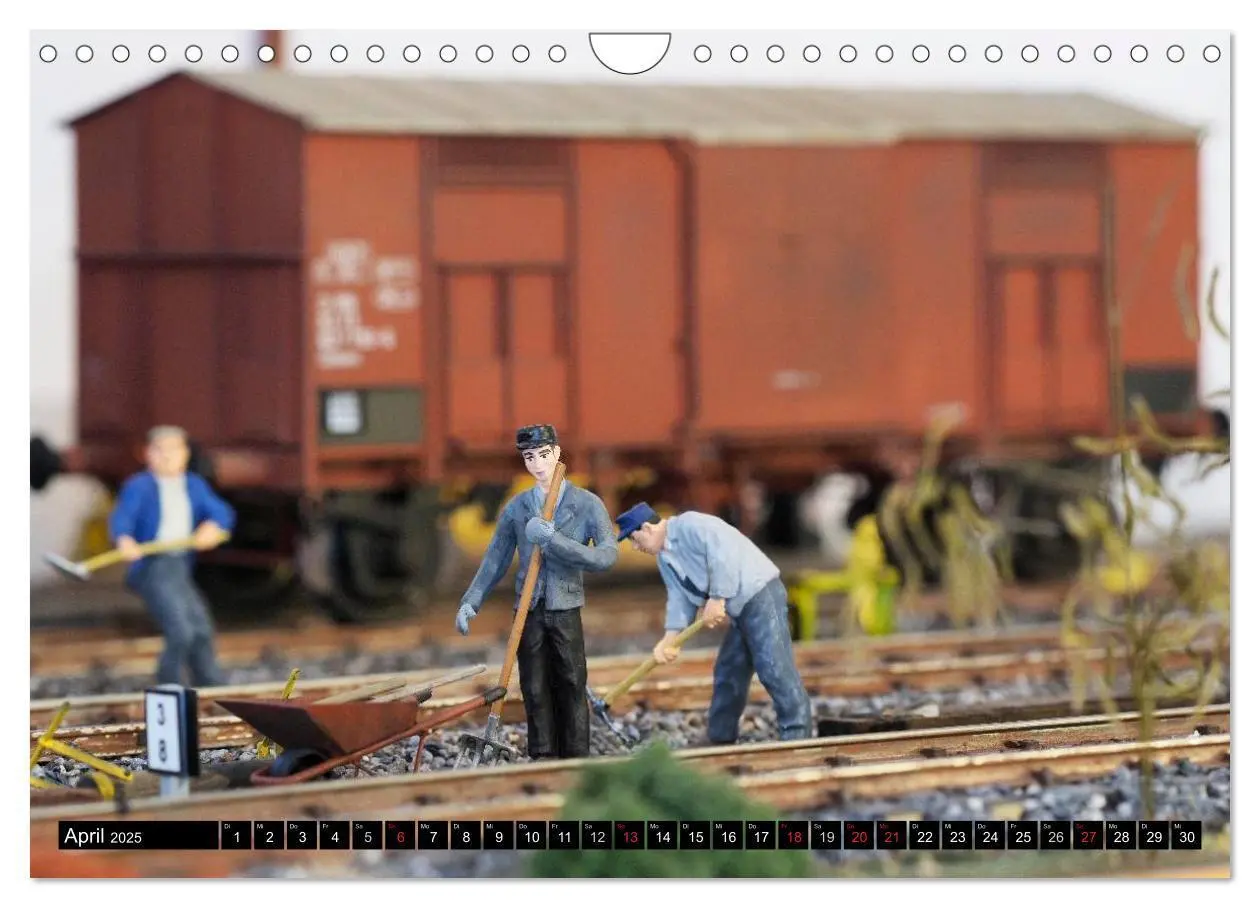 Bild: 9783435568659 | Kleine Bahnwelt in Spur 1 (Wandkalender 2025 DIN A4 quer), CALVENDO...