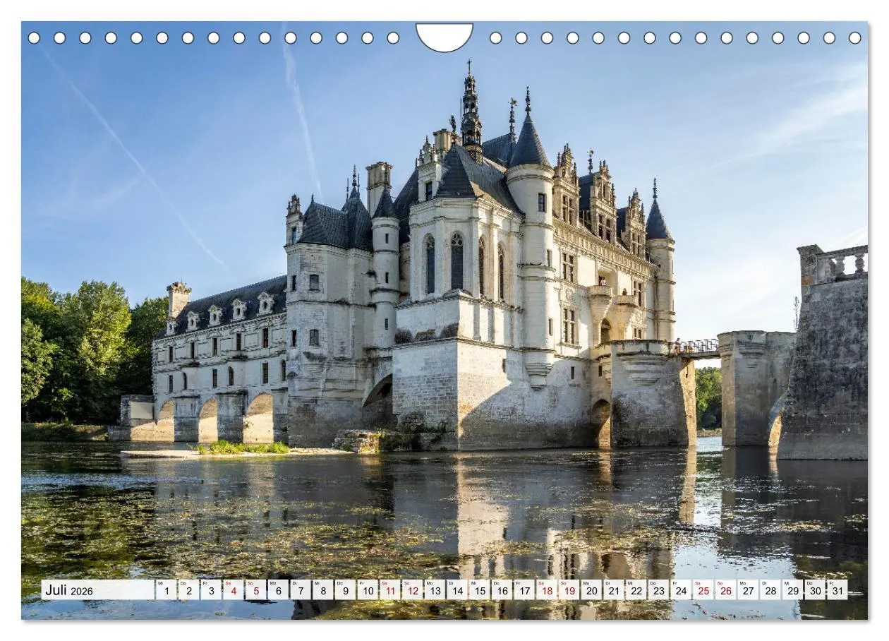 Bild: 9783457348659 | Die Schlösser im Tal der Loire (Wandkalender 2026 DIN A4 quer),...