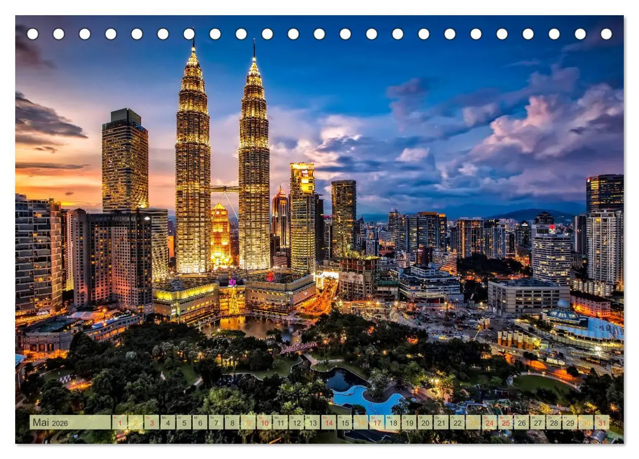 Bild: 9783457898659 | Reise durch Asien - Malaysia (Tischkalender 2026 DIN A5 quer),...