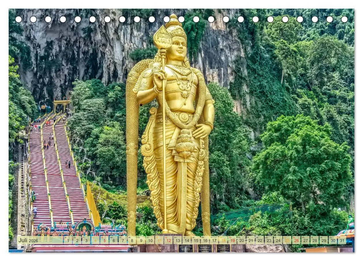 Bild: 9783457898659 | Reise durch Asien - Malaysia (Tischkalender 2026 DIN A5 quer),...