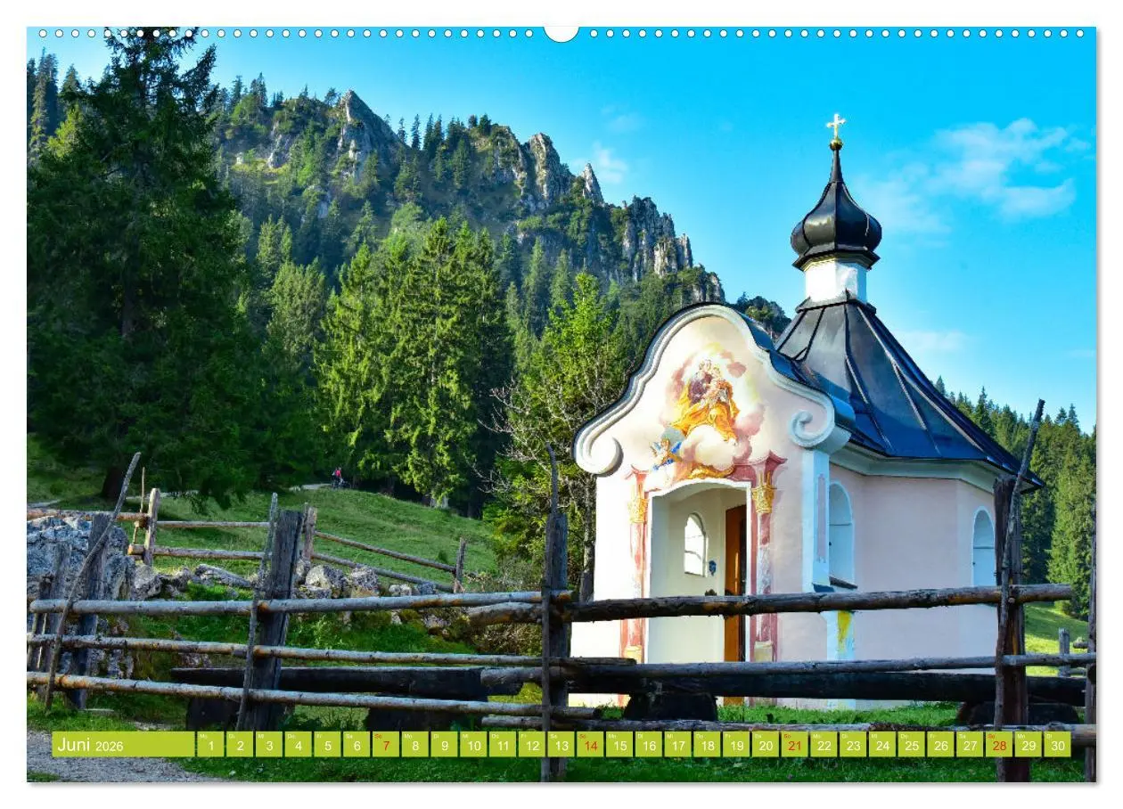 Bild: 9783516128659 | Kirchen und Kapellen in Bayern (Wandkalender 2026 DIN A2 quer),...