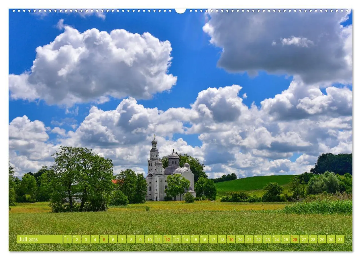 Bild: 9783516128659 | Kirchen und Kapellen in Bayern (Wandkalender 2026 DIN A2 quer),...