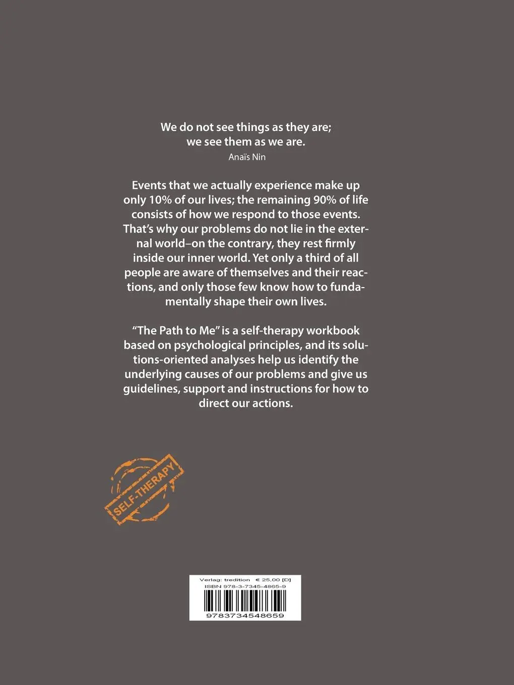 Rückseite: 9783734548659 | The PATH to ME | Rose M. Kuonen | Taschenbuch | 112 S. | Englisch