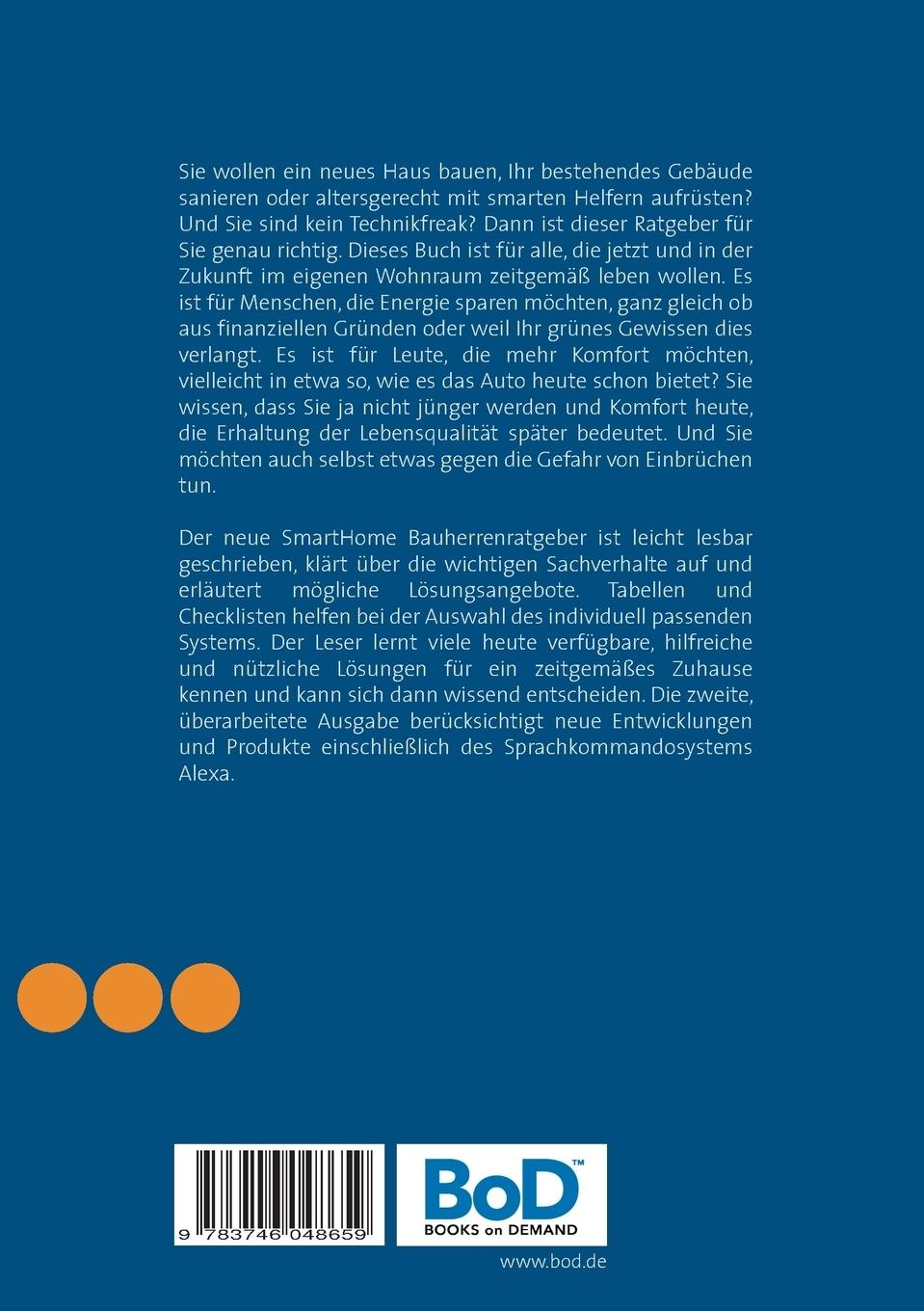 Rückseite: 9783746048659 | Der neue SmartHome Bauherrenratgeber | Günther Ohland | Taschenbuch