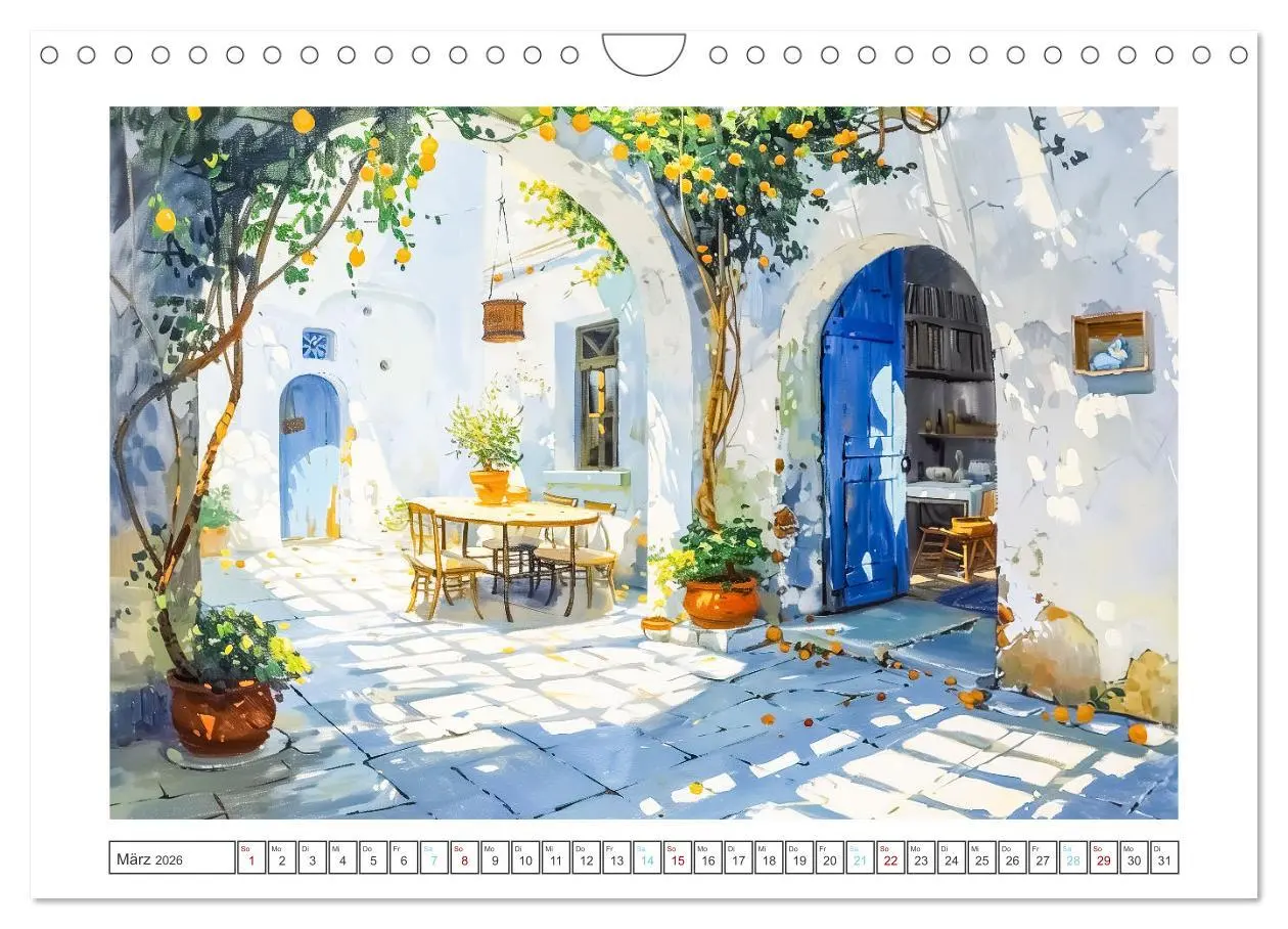 Bild: 9783457338759 | Mediterrane Landschaften (Wandkalender 2026 DIN A4 quer), CALVENDO...