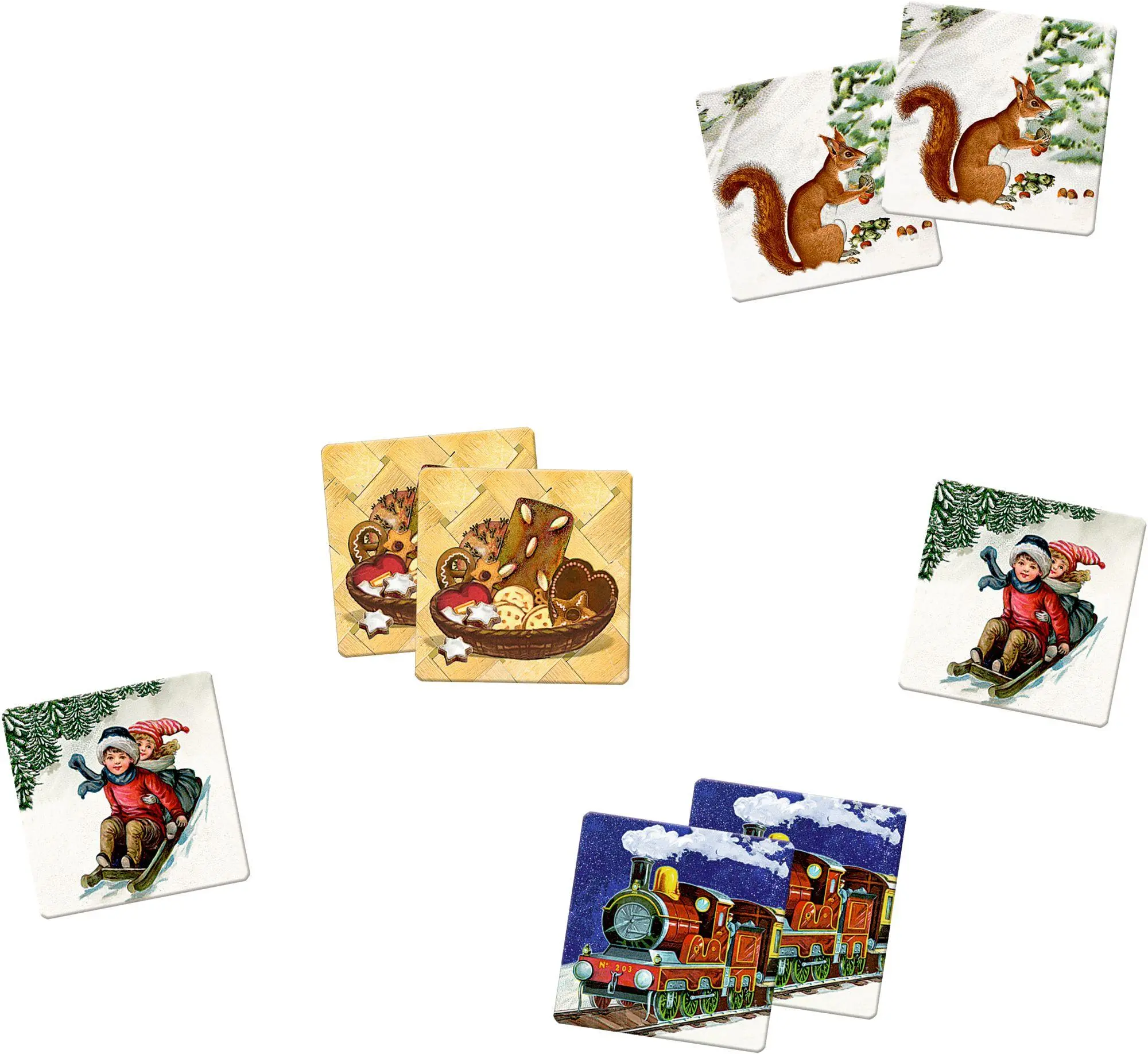 Bild: 4050003958859 | Schachtelspiel - Nostalgische Weihnachtswelt | Memo-Spiel | Spiel