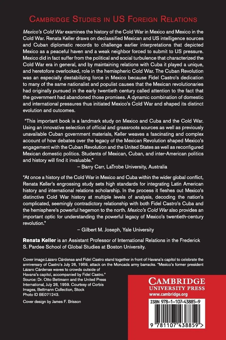 Rückseite: 9781107438859 | Mexico's Cold War | Renata Keller | Taschenbuch | Englisch | 2017