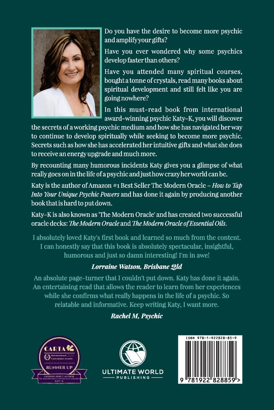 Rückseite: 9781922828859 | The Modern Oracle | Becoming More Psychic | Katy K | Taschenbuch