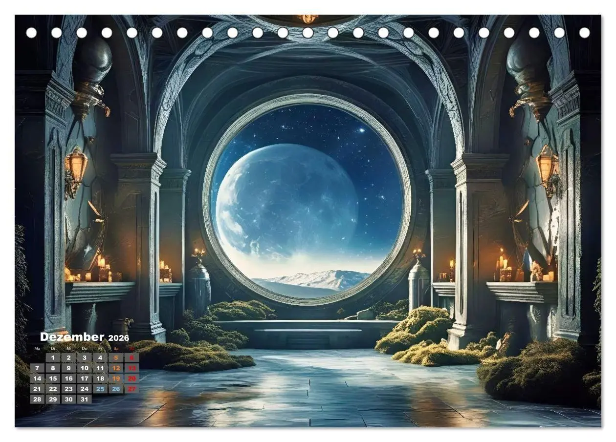 Bild: 9783516658859 | Fantasie und Science Fiction (Tischkalender 2026 DIN A5 quer),...