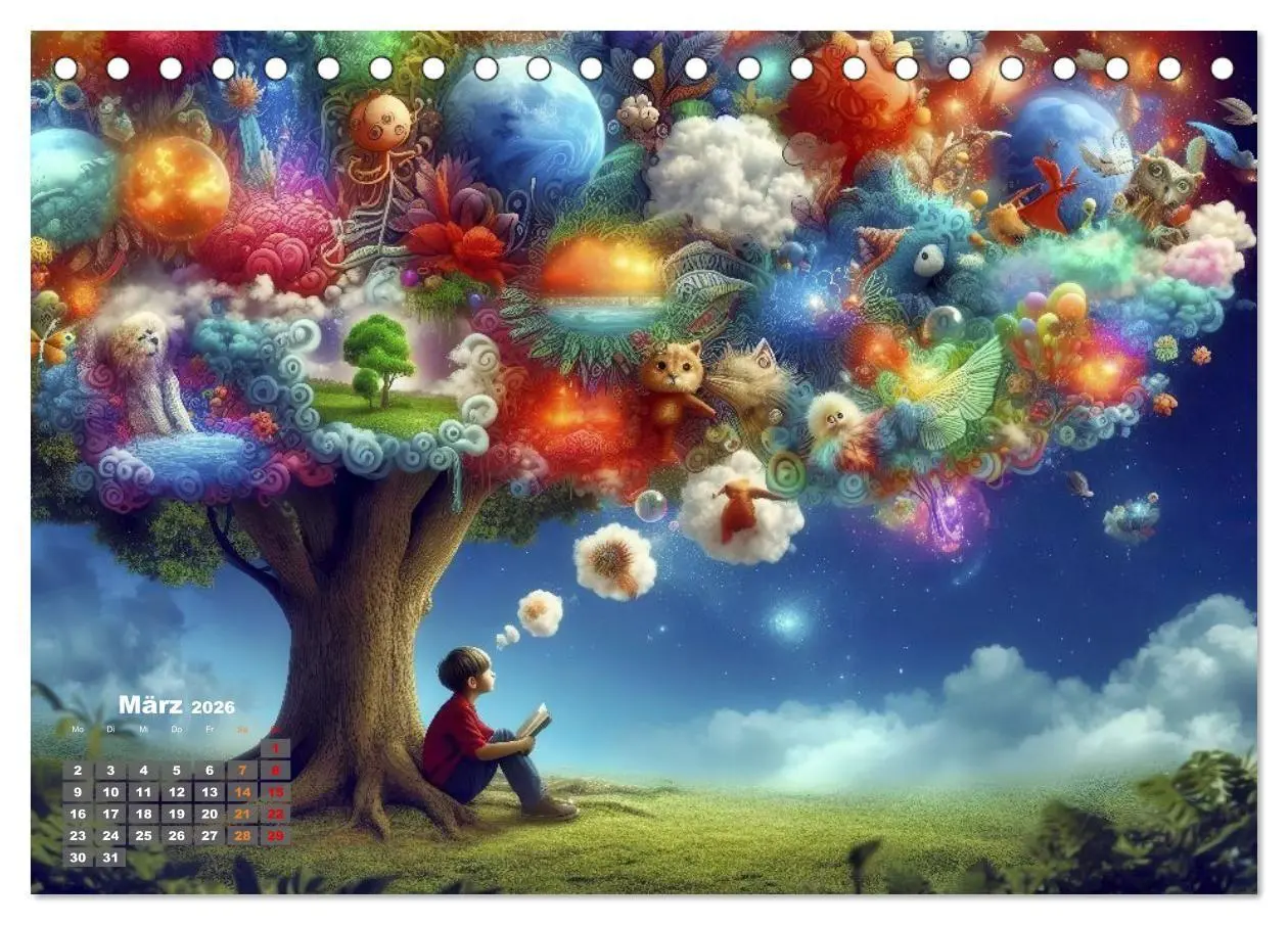 Bild: 9783516658859 | Fantasie und Science Fiction (Tischkalender 2026 DIN A5 quer),...