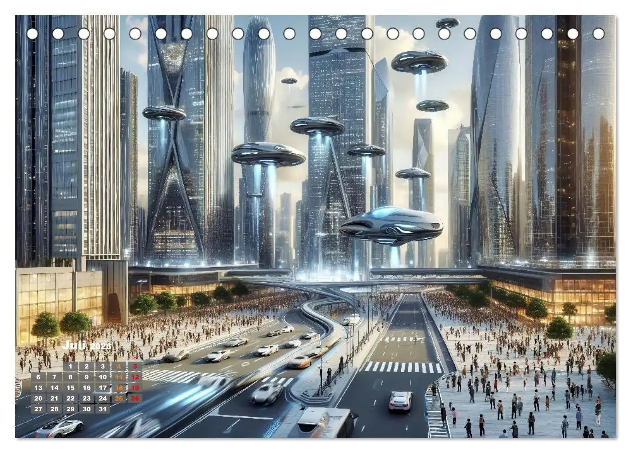 Bild: 9783516658859 | Fantasie und Science Fiction (Tischkalender 2026 DIN A5 quer),...