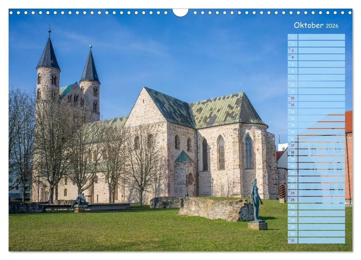 Bild: 9783516728859 | Magdeburg an der Elbe - Der Planer (Wandkalender 2026 DIN A3 quer),...