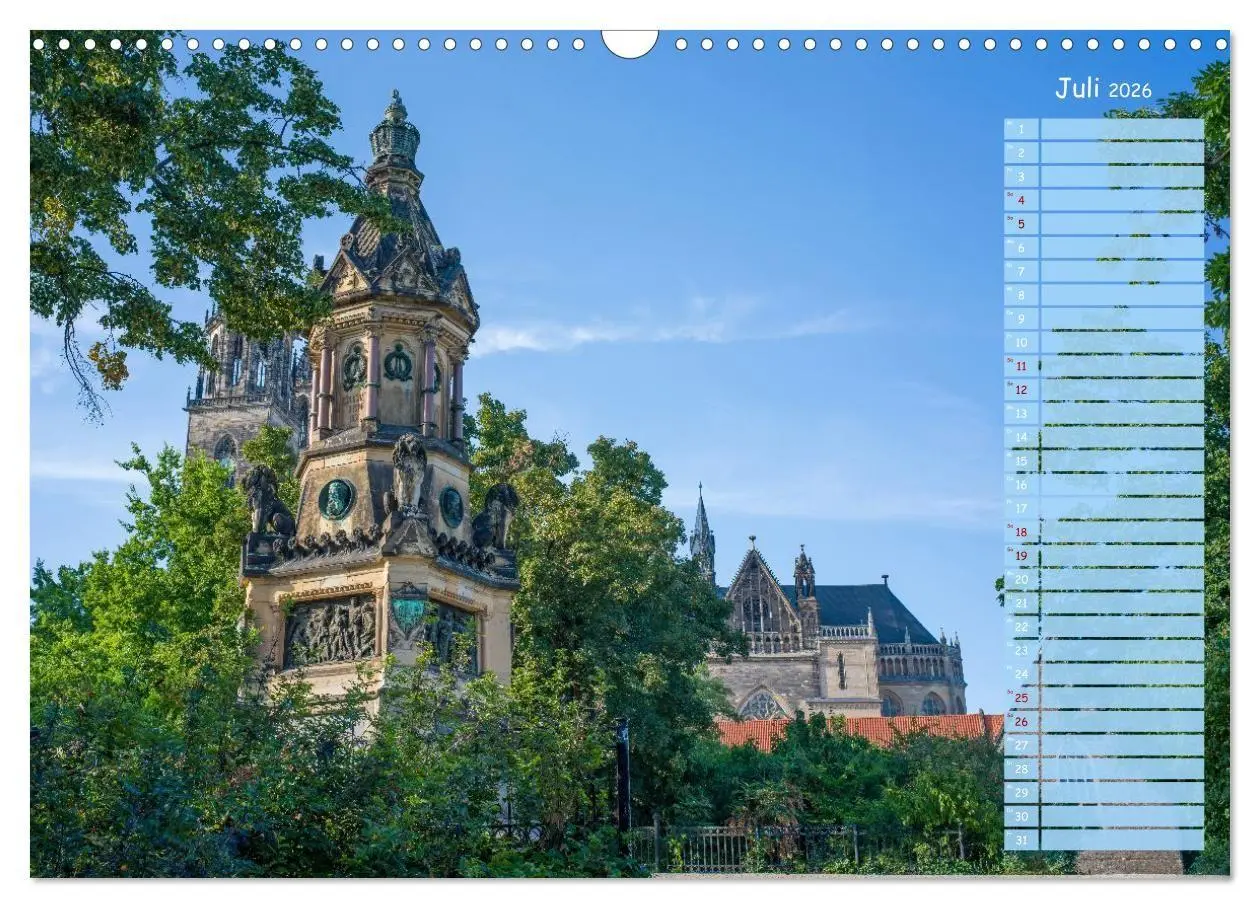 Bild: 9783516728859 | Magdeburg an der Elbe - Der Planer (Wandkalender 2026 DIN A3 quer),...