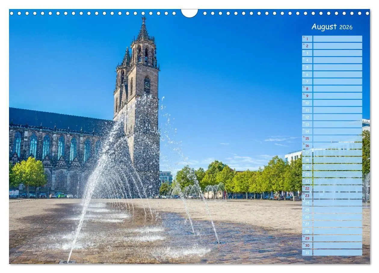 Bild: 9783516728859 | Magdeburg an der Elbe - Der Planer (Wandkalender 2026 DIN A3 quer),...