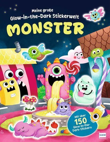 Cover: 9783741528859 | Meine große Glow-in-the-Dark-Stickerwelt - Monster | Verlag | Buch