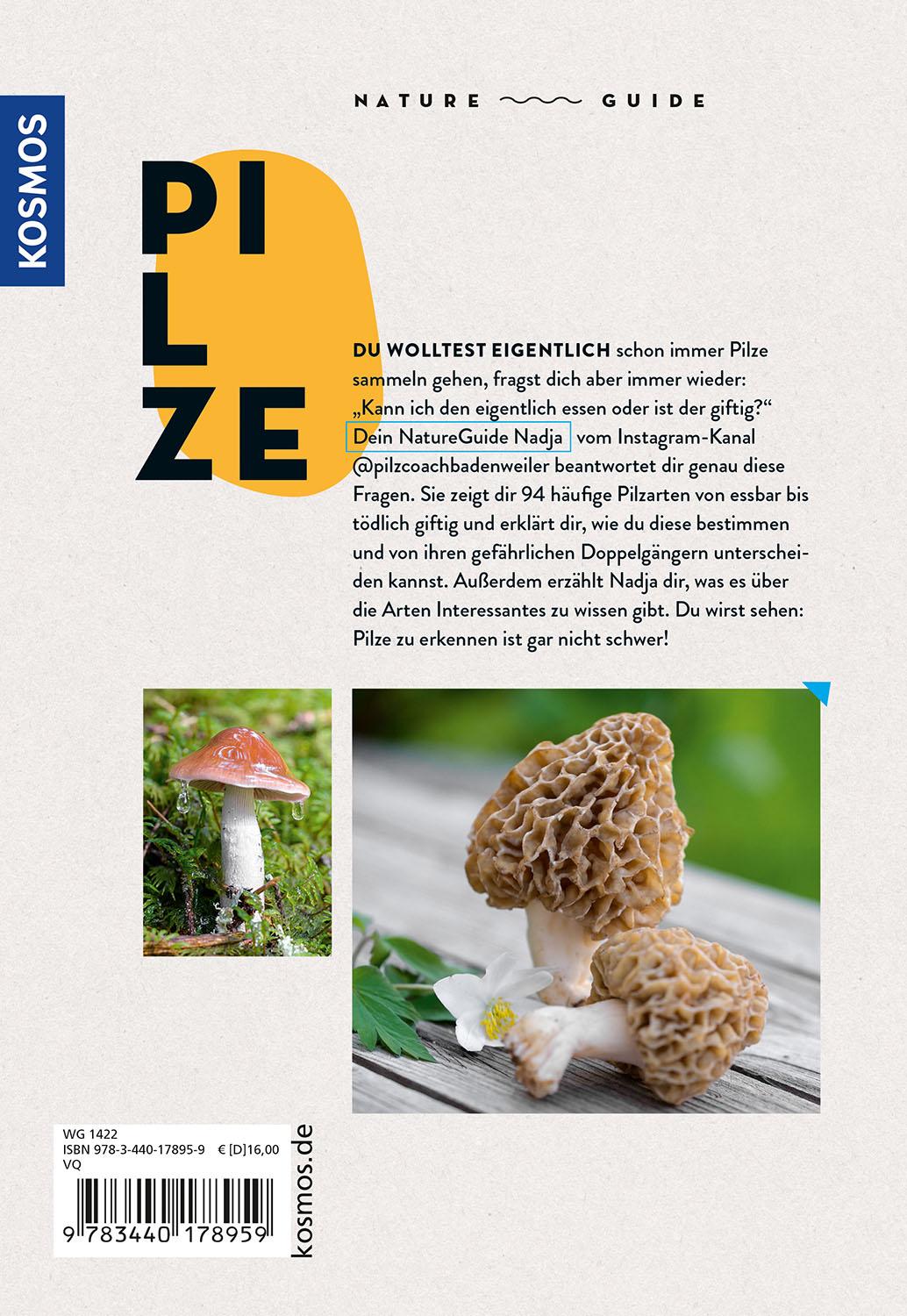Bild: 9783440178959 | Nature Guide Pilze | Nadja Frotscher-Kanka | Taschenbuch | 160 S.