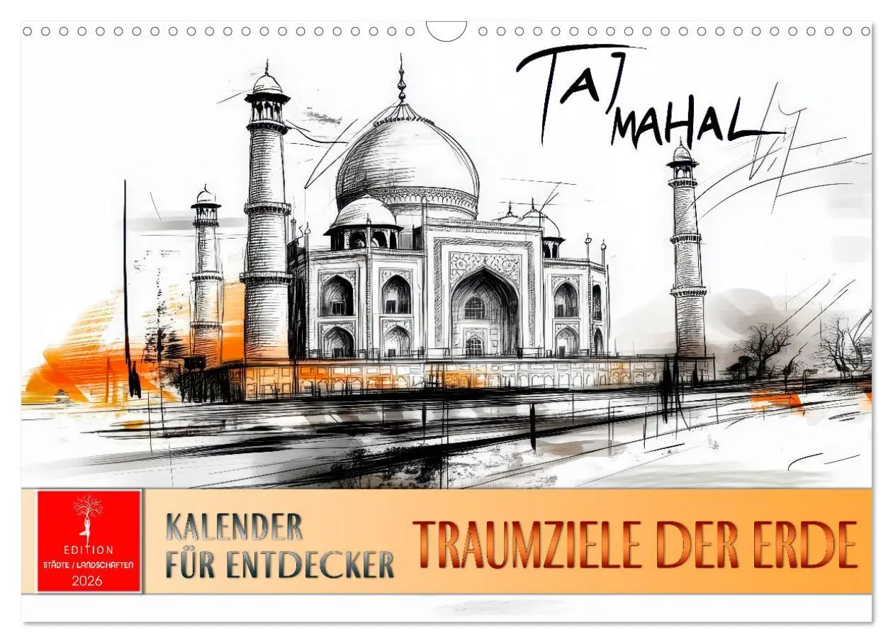 Cover: 9783457248959 | Traumziele der Erde - Kalender für Entdecker (Wandkalender 2026 DIN...