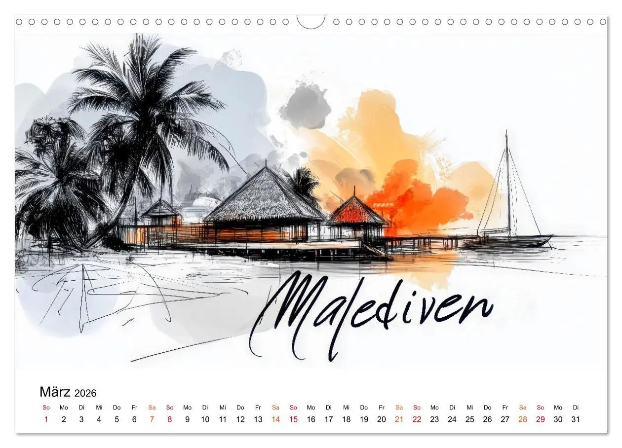 Bild: 9783457248959 | Traumziele der Erde - Kalender für Entdecker (Wandkalender 2026 DIN...