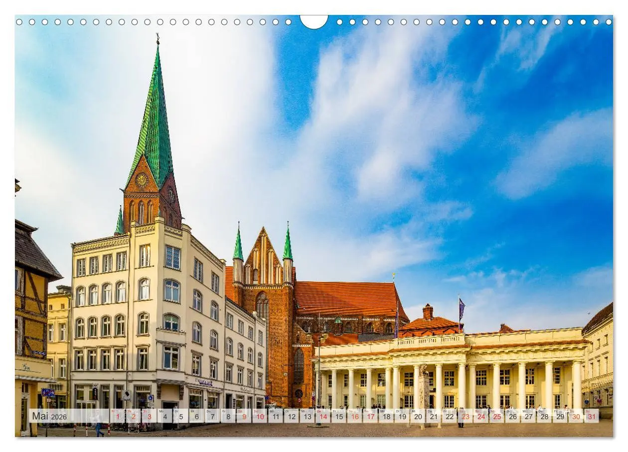 Bild: 9783457798959 | Wunderschönes Schwerin (Wandkalender 2026 DIN A3 quer), CALVENDO...