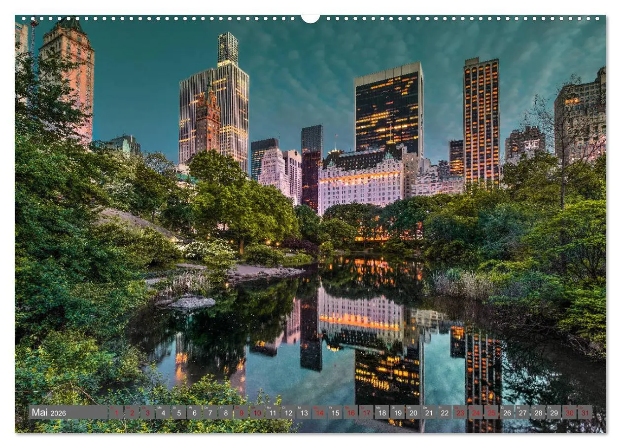 Bild: 9783457938959 | New York City Vibes (Wandkalender 2026 DIN A2 quer), CALVENDO...