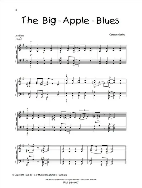 Bild: 9783865438959 | Blues &amp; Boogie For Kids, für Klavier | Carsten Gerlitz | Broschüre