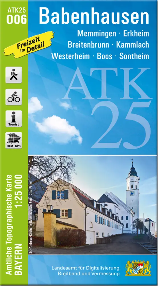 Cover: 9783899338959 | ATK25-O06 Babenhausen (Amtliche Topographische Karte 1:25000) | 2022