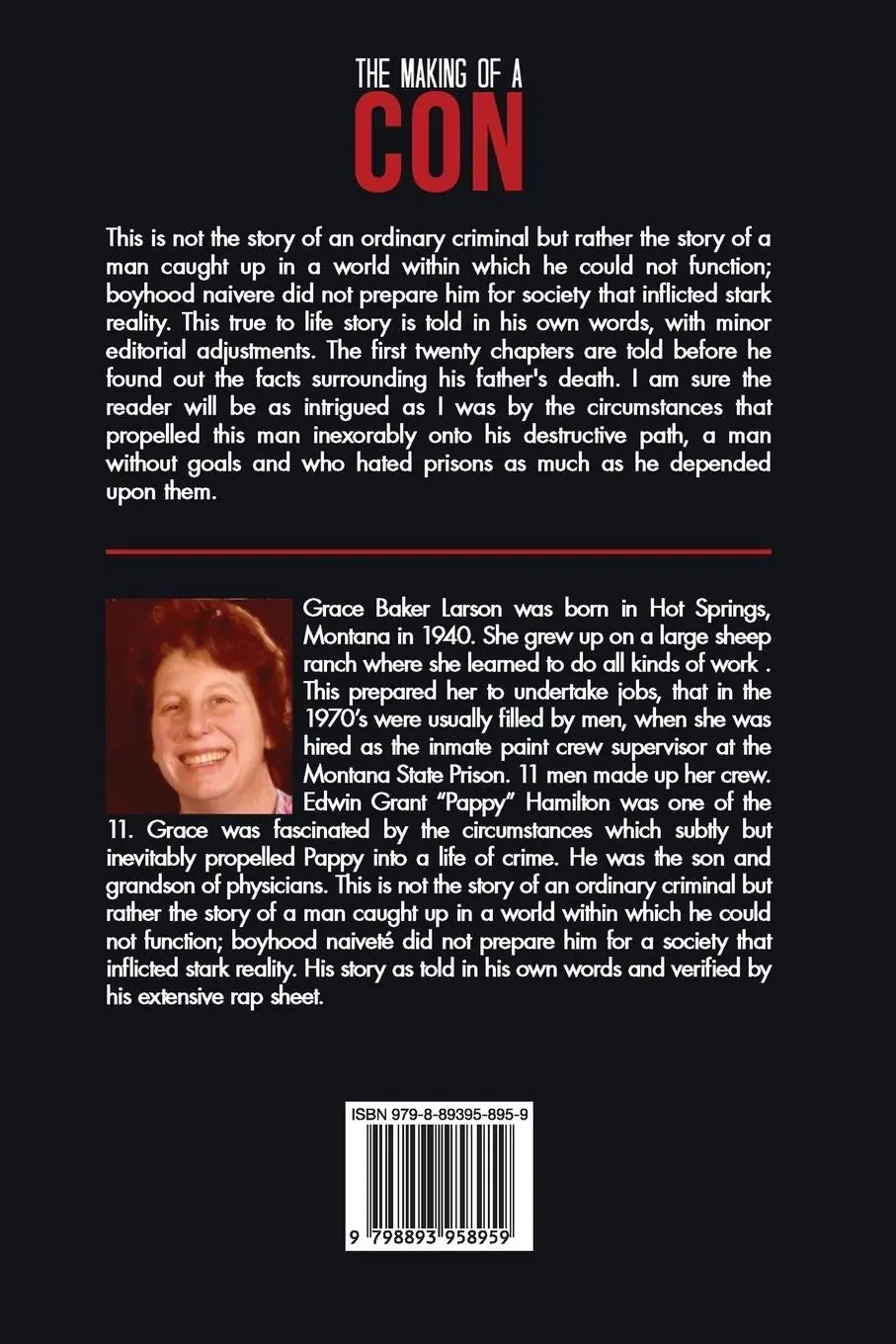 Rückseite: 9798893958959 | The Making of a Con | Grace Larson | Taschenbuch | Englisch | 2024