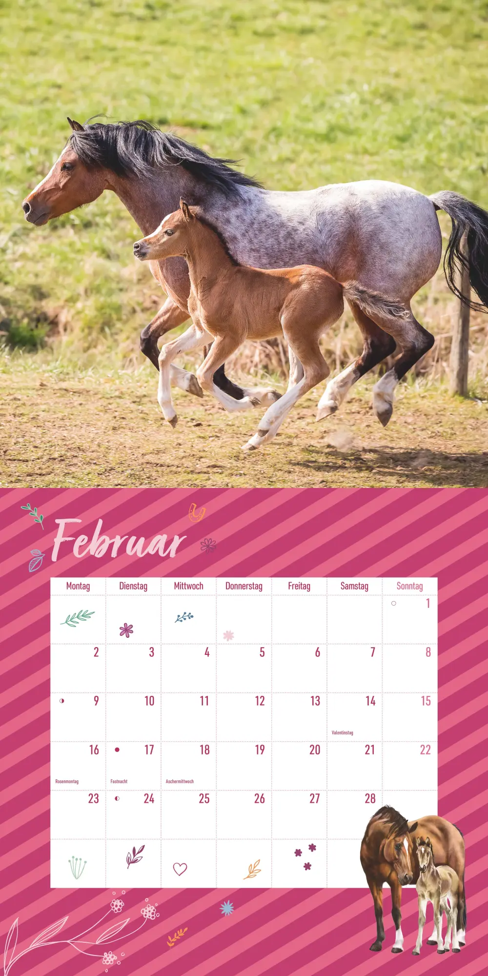 Bild: 4069095009059 | Pferdefreunde 2026 - Broschürenkalender - Kinder-Kalender - Format...