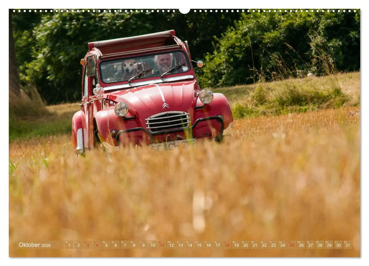 Bild: 9783457759059 | Citroën 2 CV - Zum Kippen zu schade (Wandkalender 2026 DIN A2...